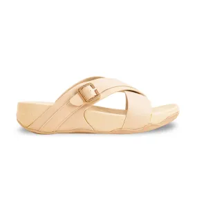Beige Formal Women Slipper PU0370 Puffa Slippers