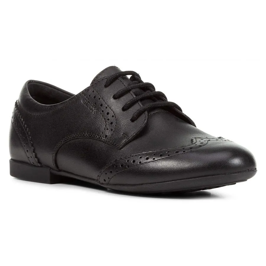 Geox Plie' Black Smooth Leather Lace Up School Shoe Asics Gel-nimbus 24 Running Shoes