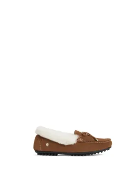 Loafers Station Reviews Henley Slipper - Shearling Lined Tan Suede