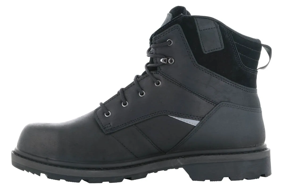 Best Hot Weather Work Boots Hoss Carson 6" Composite Toe Boot Black