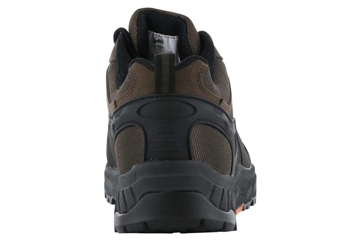 Hoss Eric Lo Aluminum Safety Toe Brown Best Steel Toe Work Boot