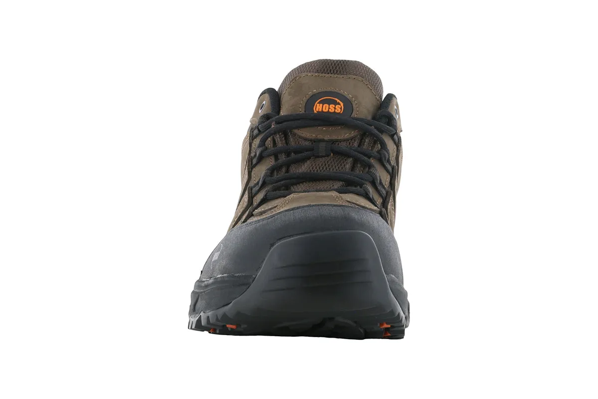 American Made Work Boot Hoss Eric Lo Soft Toe Brown