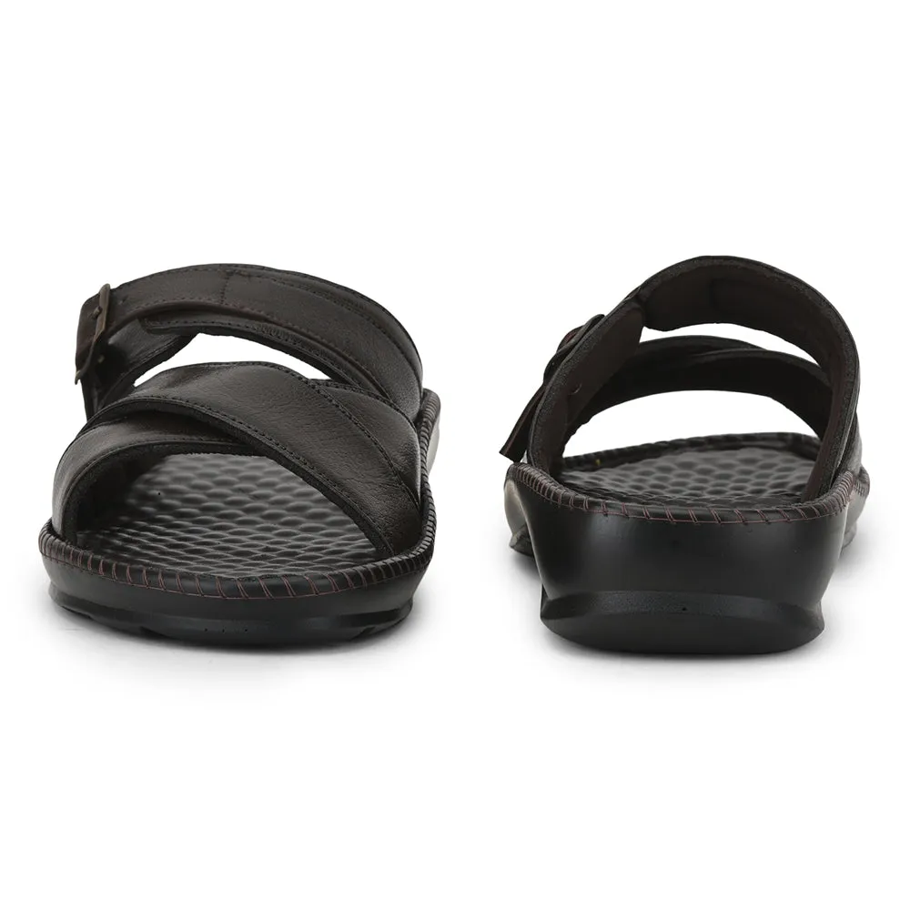 Coolers Casual (Brown) Slippers For Men STEAMER-03 By Liberty Slippers Dorothy