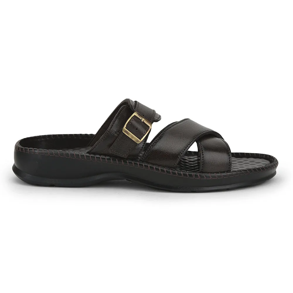 Ballet Slippers Capezio Coolers Casual (Brown) Slippers For Men STEAMER-03 By Liberty