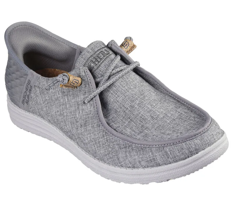 Adidas 3ssb Shoes Skechers Men's Melson-Vaiden Slip-Ins (Hands-Free) Moc - Gray