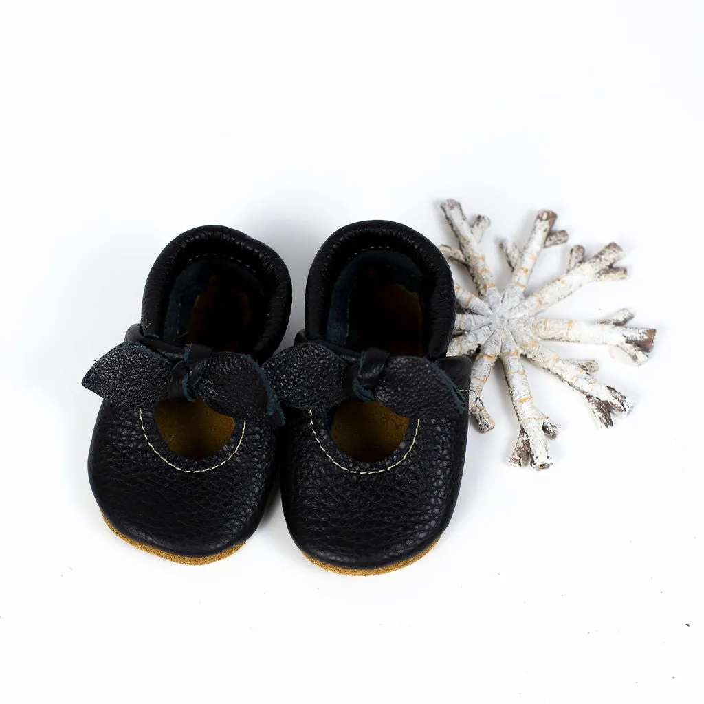 Black BELLA JANES Shoes Baby and Toddler High Heels For Flat Feet