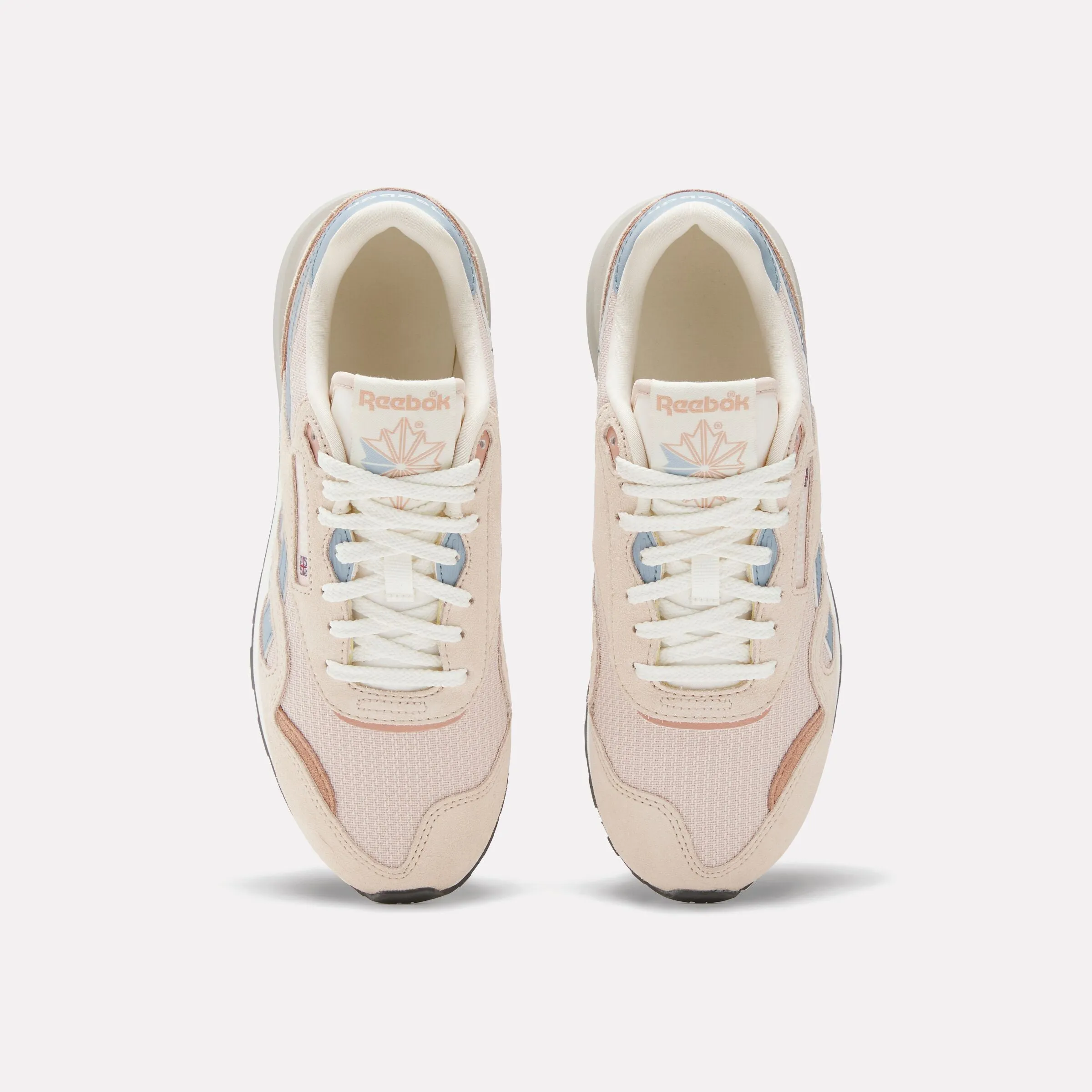 Asic Shoes Near Me Classic Nylon 89 Mutedclay/Pinkclay/Leisureblue