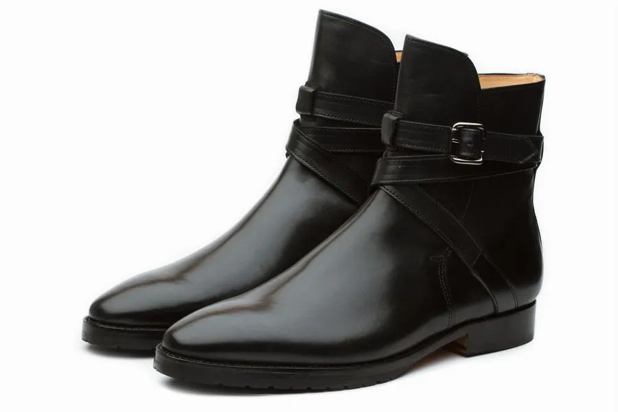 Jodhpur Boot - Black Adidas Martial Art Shoes