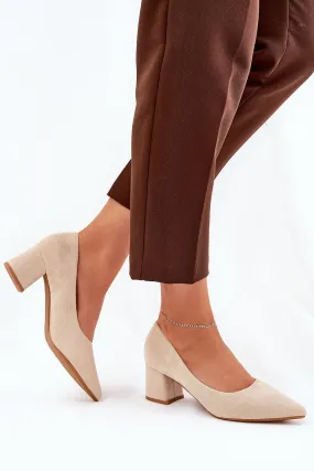 Block heel pumps Western High Heels