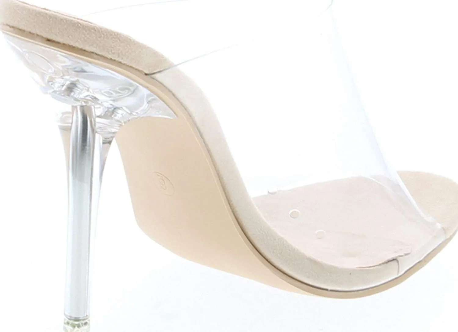 Cape Robbin Allure Women's Dressy Peep Toe Clear Transparent Strap Slip On Clear Heels Asics Gel-tactic 12 Indoor Court Shoes Reviews