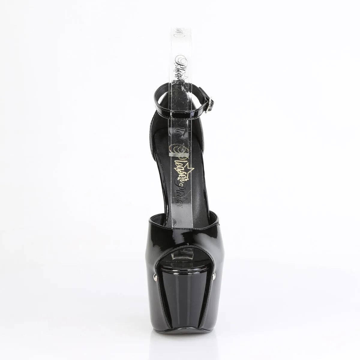 Asics Tennis Shoes Near Me JUBILANT-15 Pleaser Black Patent Sexy Platform Shoes (Pole Dancing Heels)