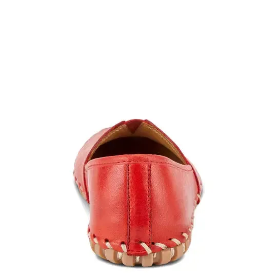 Kathaleta Shoe - Red Leather Gabor Dress Shoes