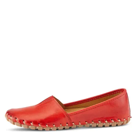 Oxford Dress Shoe Kathaleta Shoe - Red Leather