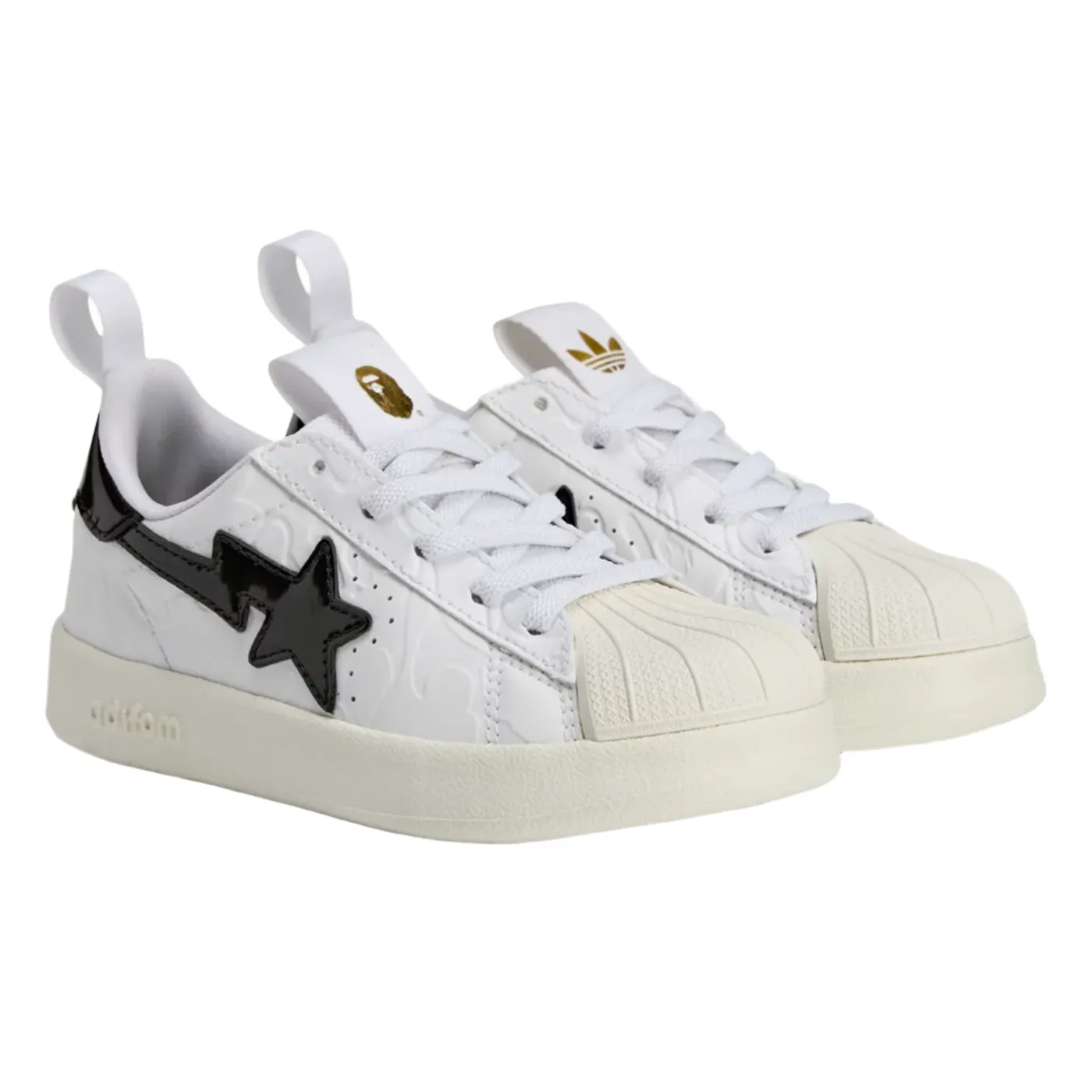 Adidas Shoes Low Kid's Adiform x Bape SSTR 360 - "Cloud White"