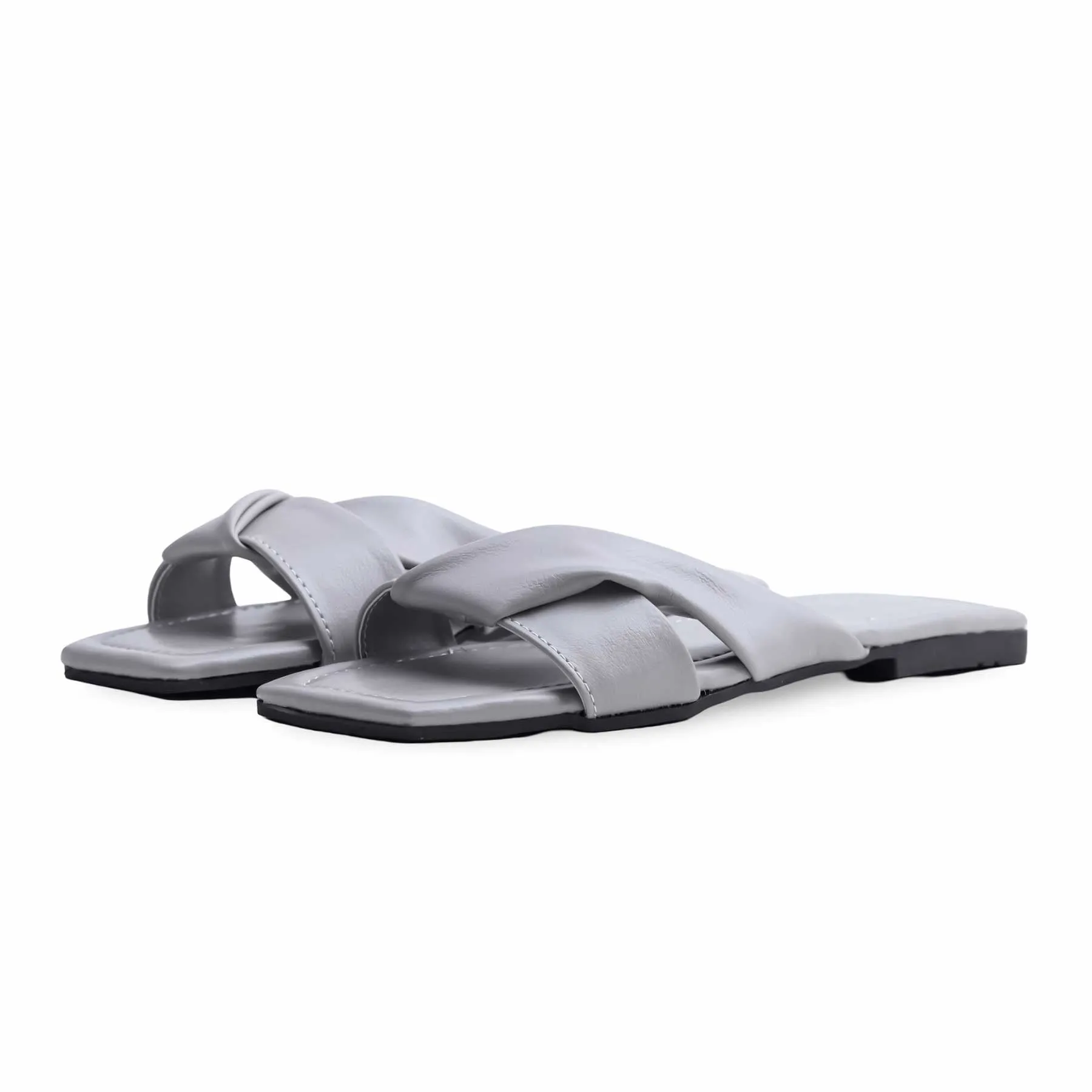 Ballet Slippers Pointe Shoes Grey Casual Slipper CL1913