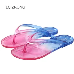LCIZRONG Flip Flop Shoes Flat High Platform Shoes