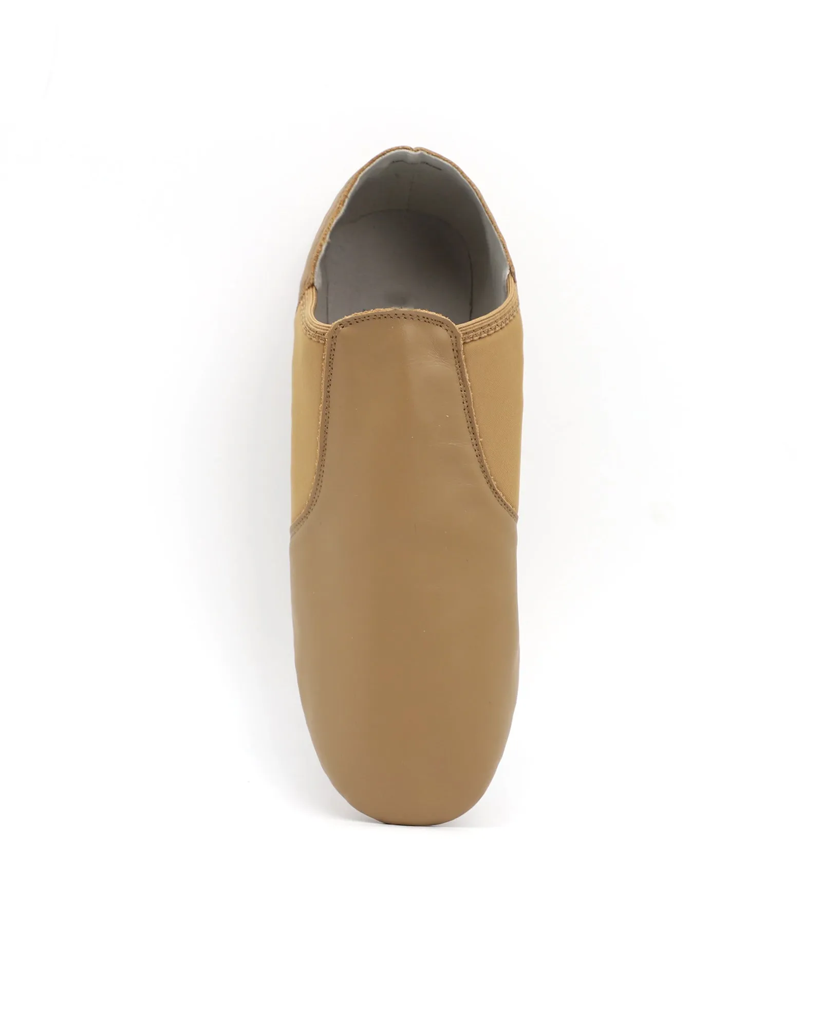 Leather Flex Slip On Tan Jazz Dance Shoes with Arch Insert for Women and Men Asics Shoes Marathon