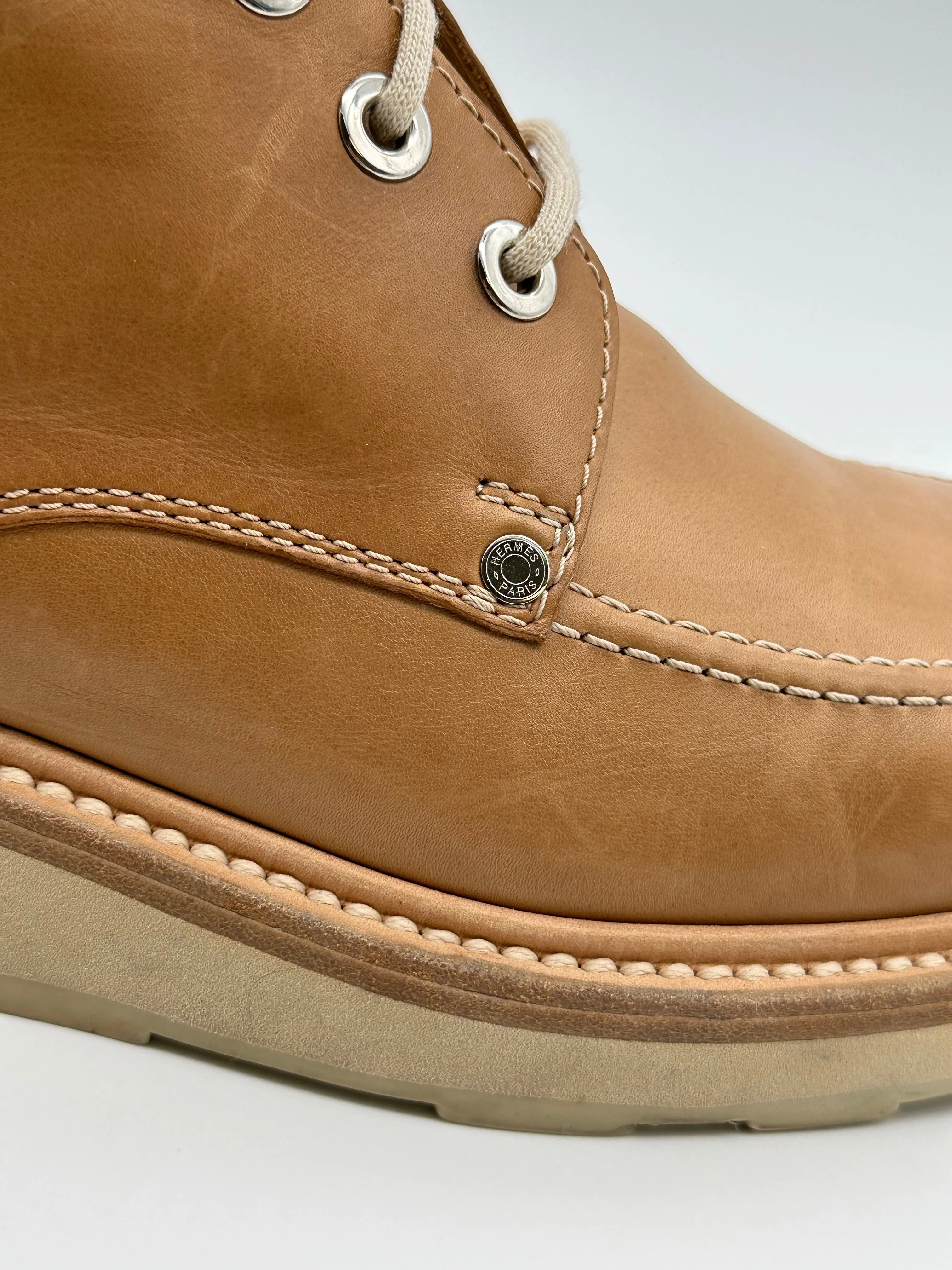 Burning Man Boots Leather Lace Up Boots