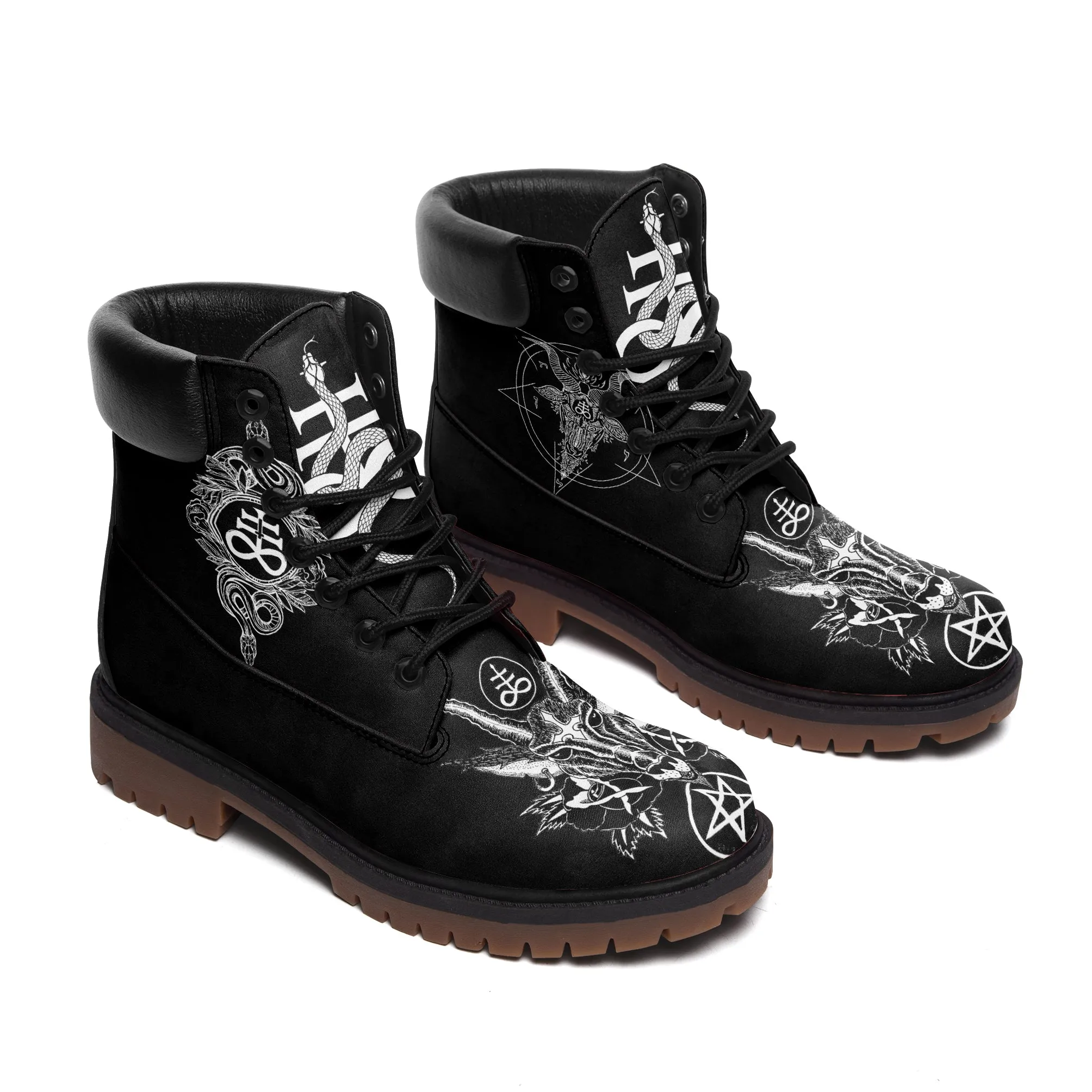 Sheepskin Low Boots Leviathan Satan Timboots (Men)