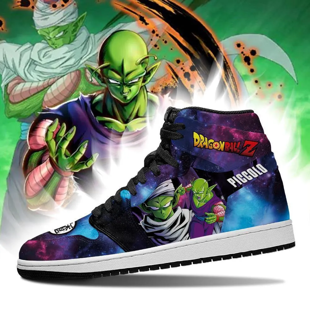 Piccolo Sneakers Galaxy Custom Dragon Ball Anime Shoes Asics Sport Shoes