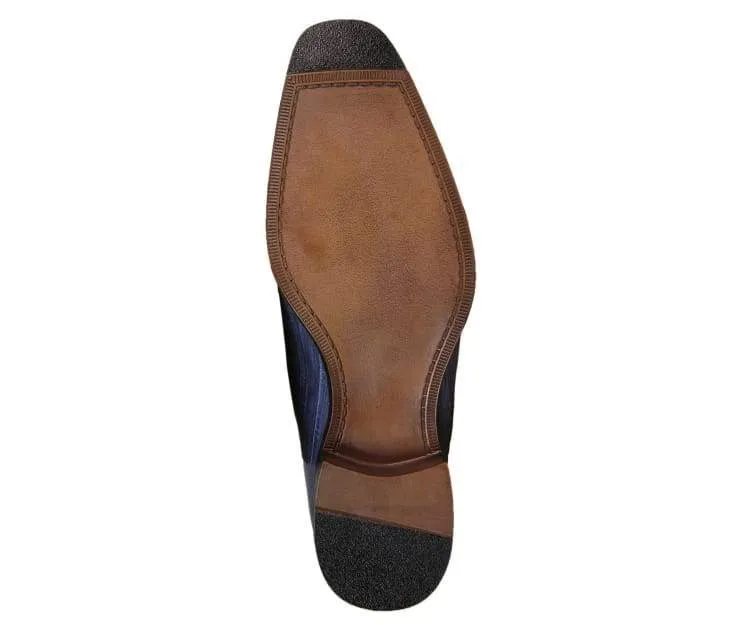 Dress Shoes Wear Dress Pants Men Dress Shoes-Brayden Navy