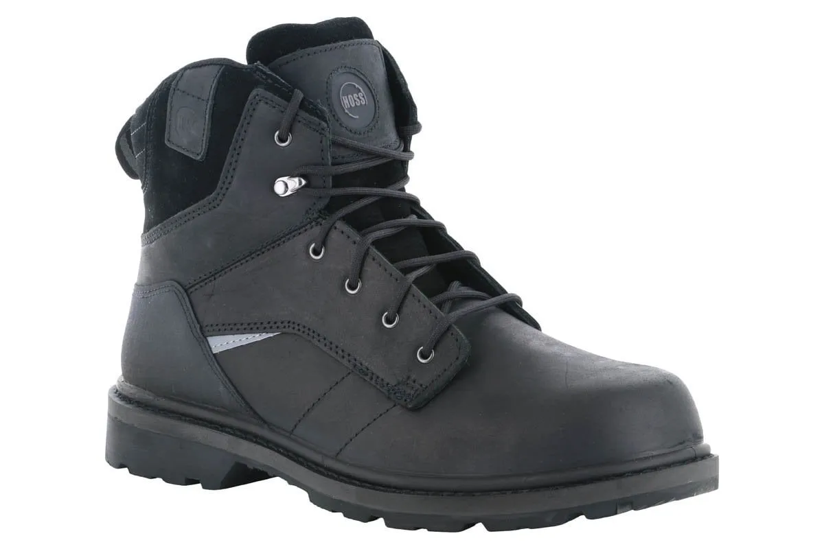 Rebar Work Boots Hoss Carson 6" Composite Toe Boot Black