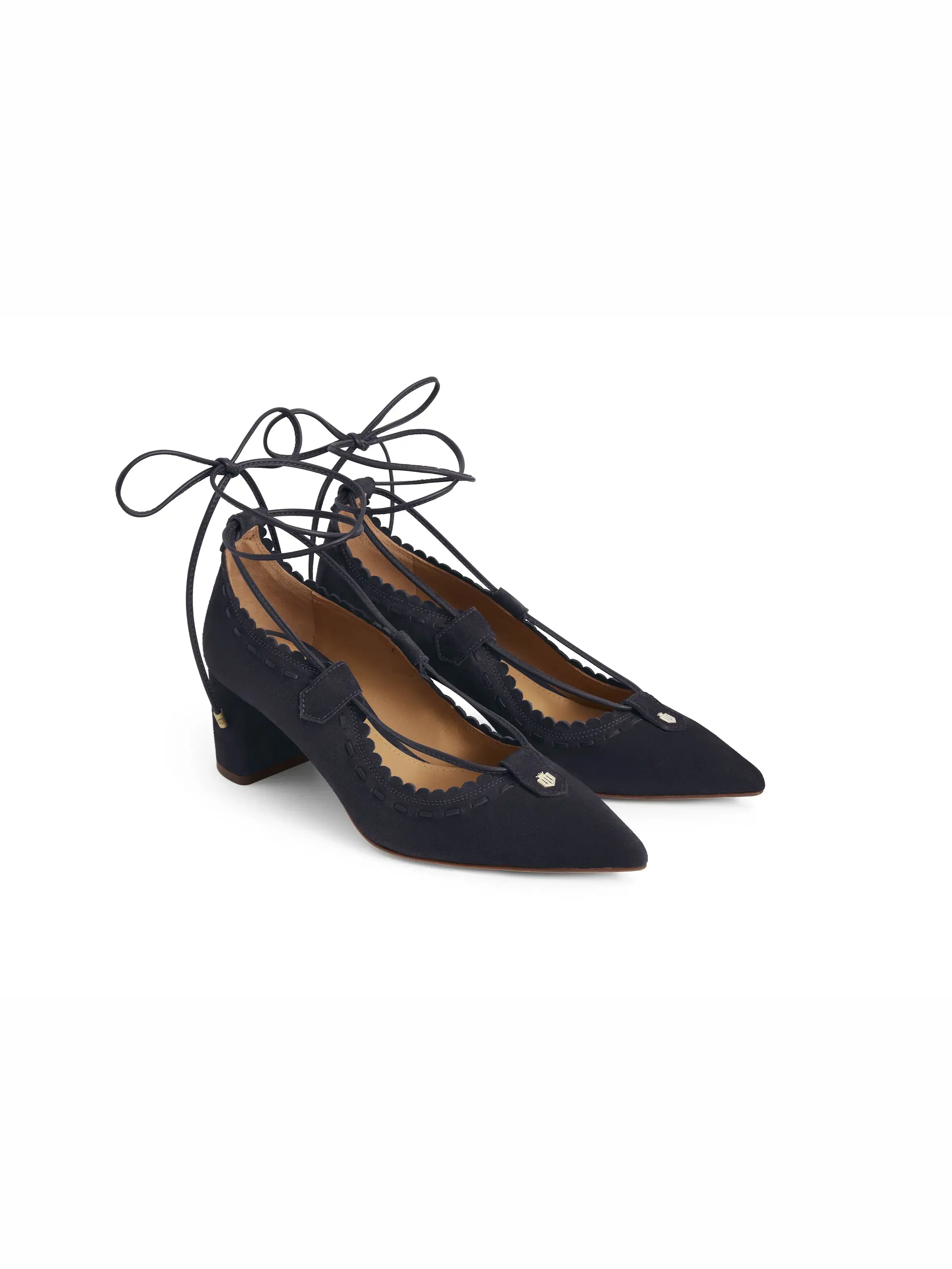 Yacht Loafers Pembridge Mid Heel - Navy