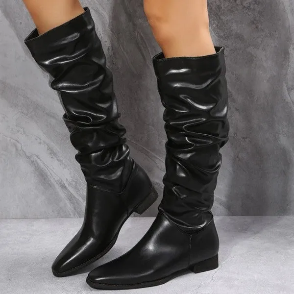 Adidas Shoe Sizing Chart Purpdrank - White Casual Patchwork Solid Color Pointed Keep Warm Comfortable Shoes