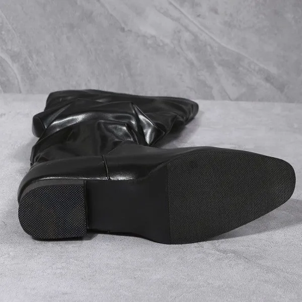 Purpdrank - White Casual Patchwork Solid Color Pointed Keep Warm Comfortable Shoes Adidas Human Race Tennis Shoes