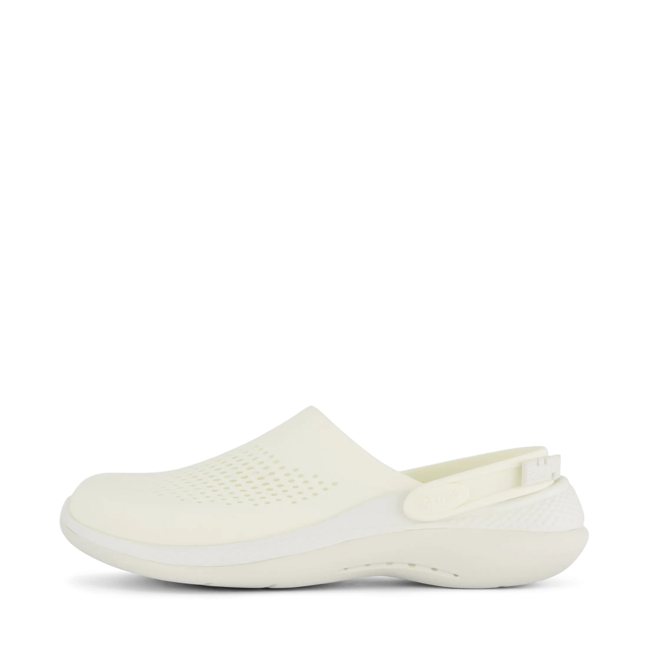 LiteRide 360 Clog Almost White Suede Slide Sandals