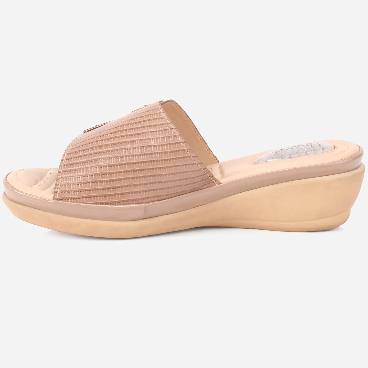 Women "TEOM" Comfort Open Toe Slippers Goodfellow Slippers