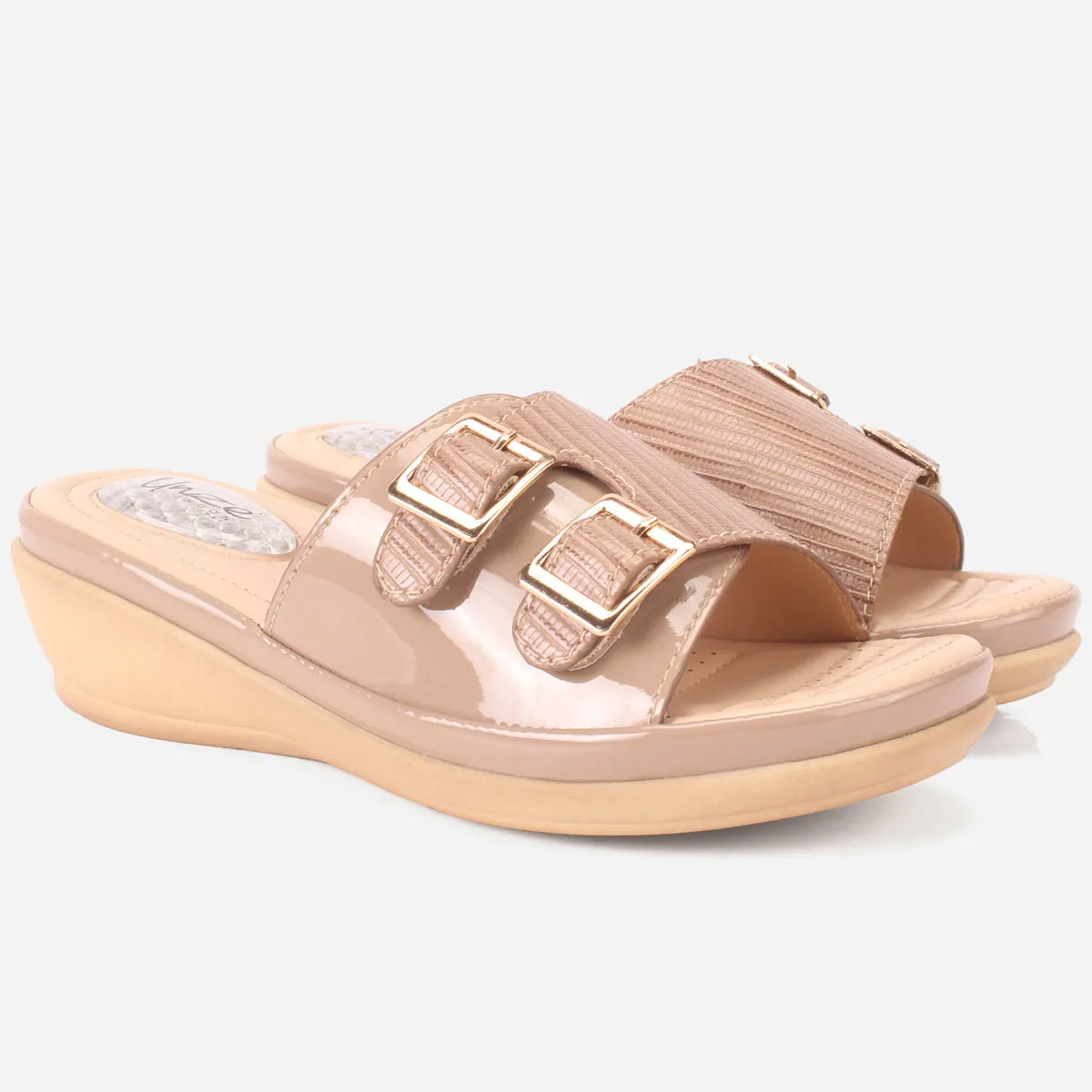 Women "TEOM" Comfort Open Toe Slippers Elsa Slippers