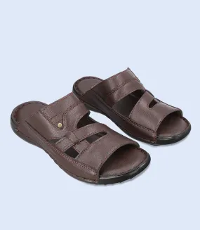 BM4528-CHOCO-Men Slipper Cute Slippers