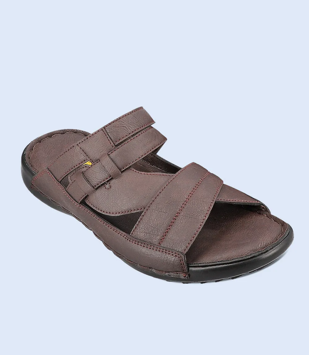 BM4527-BROWN-Men Slipper Muk Luk Slippers