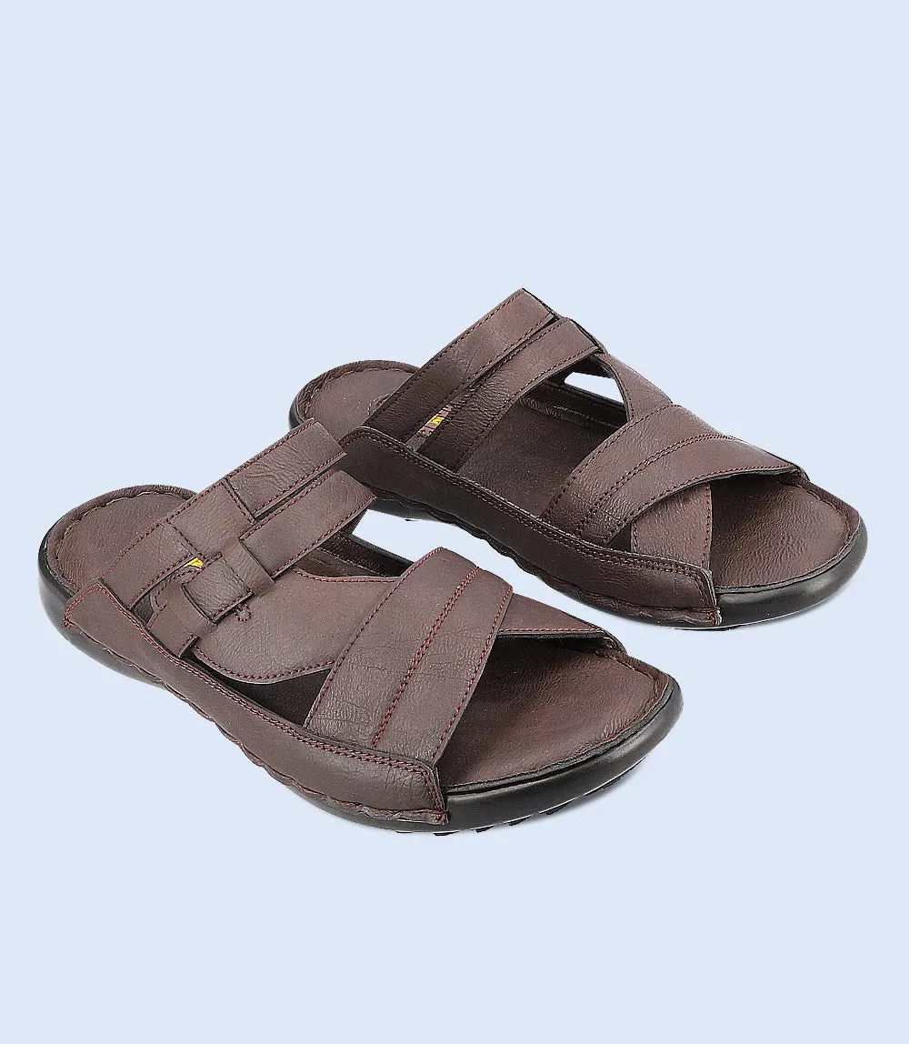BM4527-BROWN-Men Slipper Cluggette Slippers