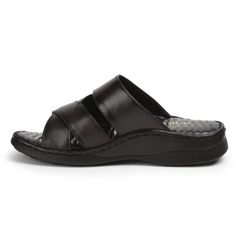 Fancy Slides Healers By Liberty Men 2191-51 Brown Casual Slippers