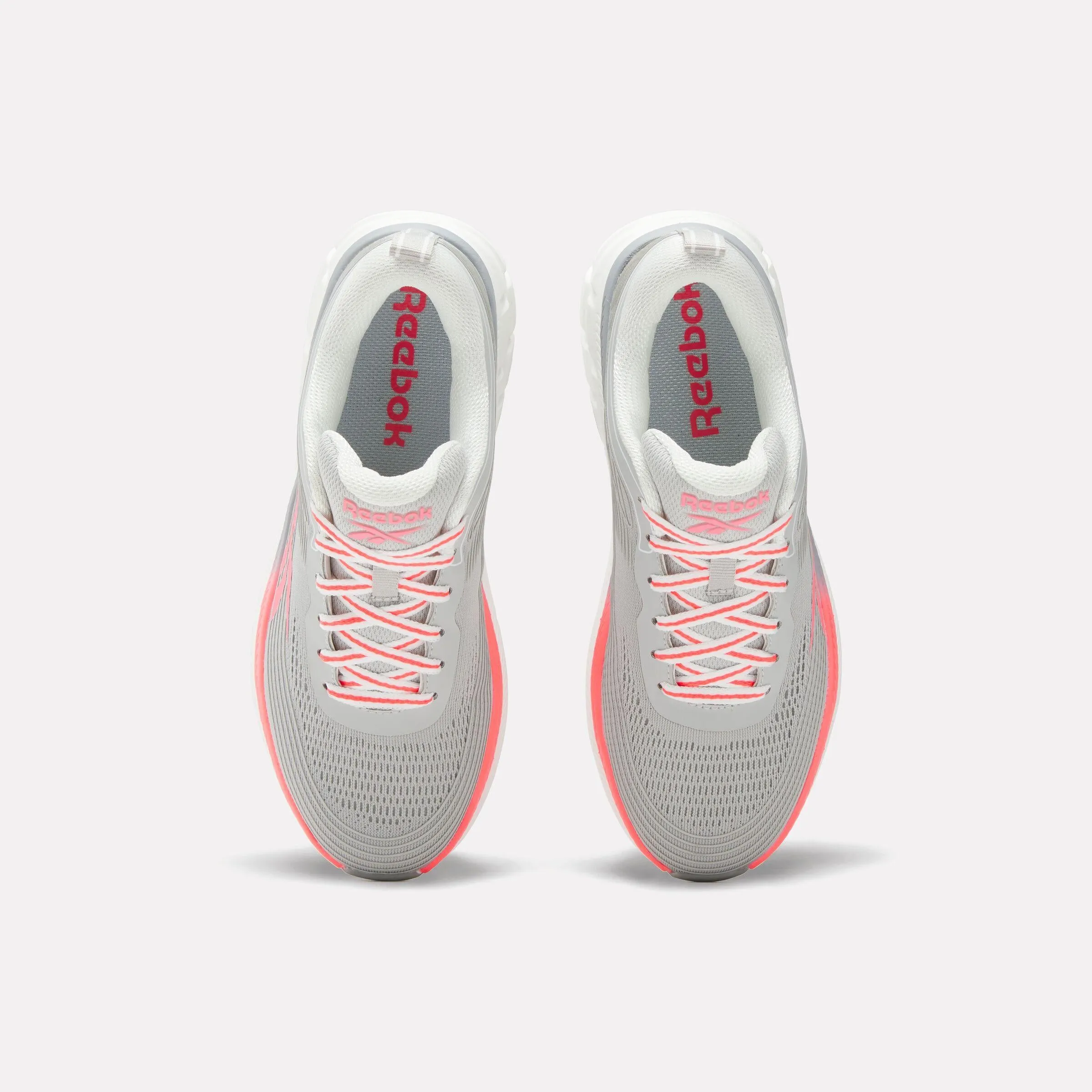 Asics Shoe Width Sizes Reebok Footwear Women Road Strider Running Shoes GREY/PINK/WHITE