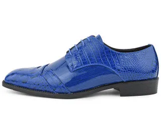 Men Dress Shoes-Alligator-Royal- Double Monk Strap Dress Shoes