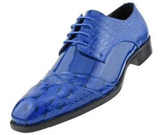Wearing Dress Shoes Men Dress Shoes-Alligator-Royal-