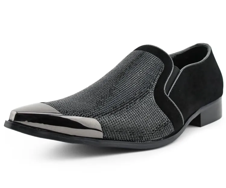 Men Dress Shoes-Dezzy Black Dress Shoes Like Sneakers