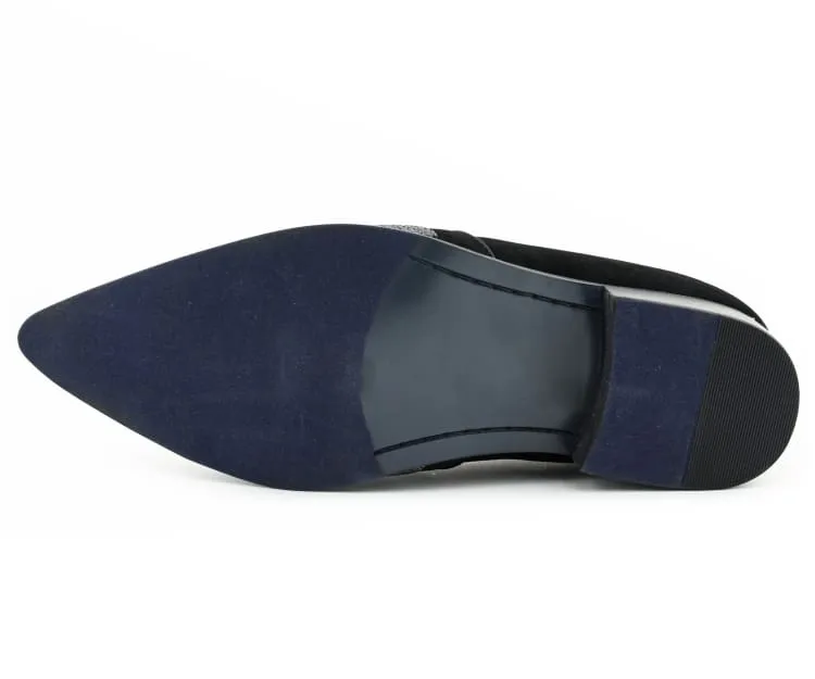 Men Dress Shoes-Dezzy Silver Extra Wide Dress Shoes For Bunions