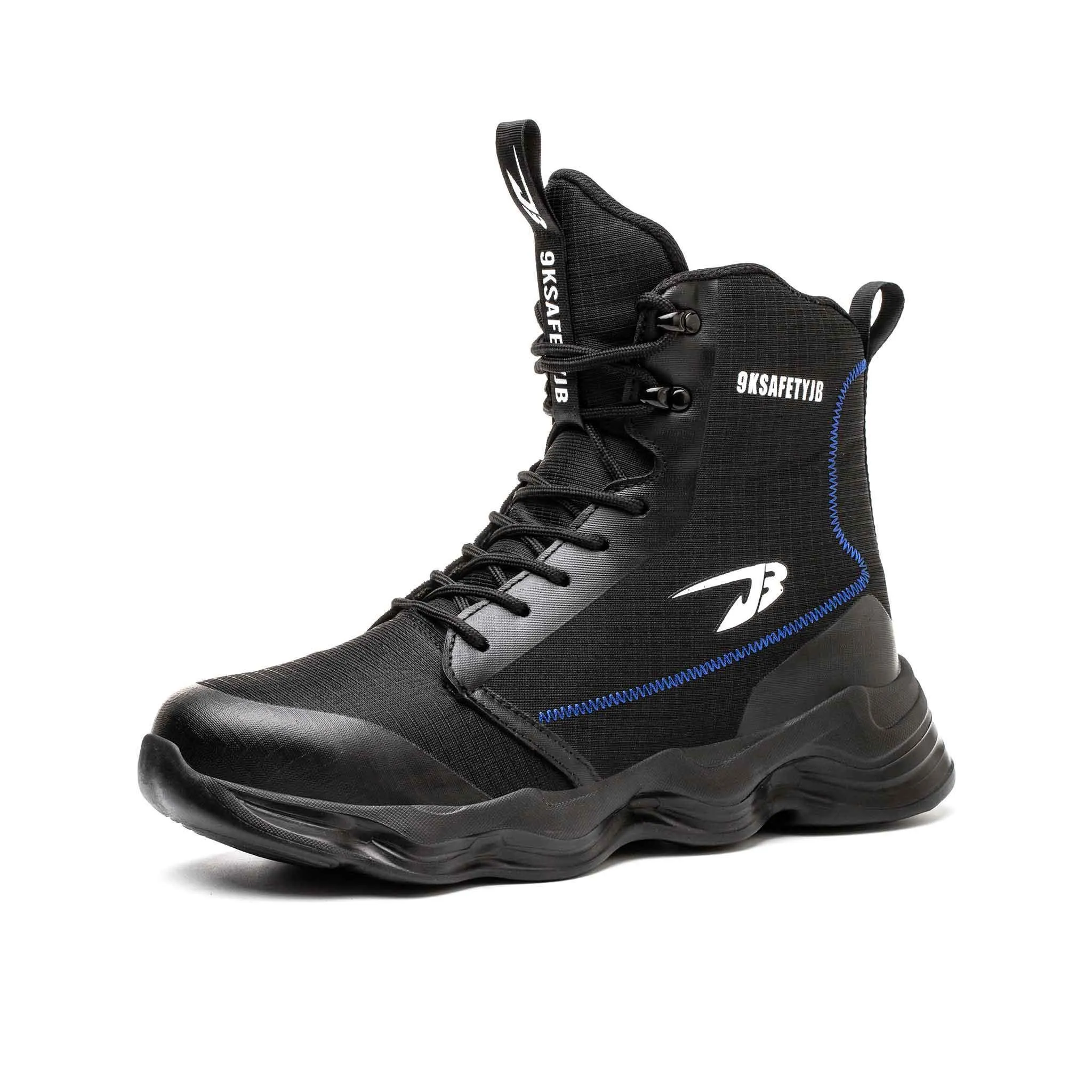 Men's 8" Steel Toe Boots - Slip Resistant | B158 Eco Friendly Work Boots