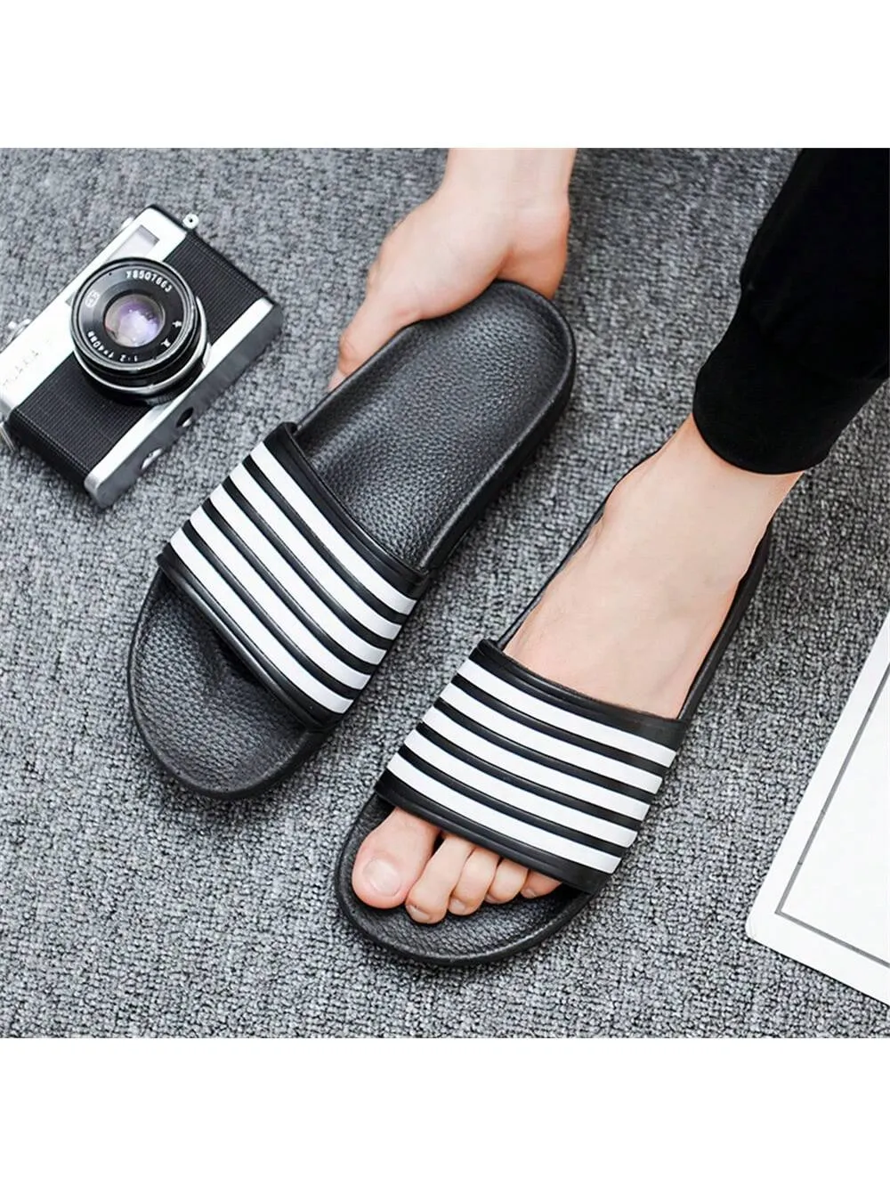 Men's Indoor/Outdoor Slippers With Thick And Comfortable Soles For A Cool Wear Asics Shoes Outfit