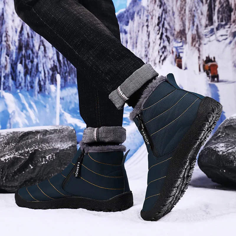 Men's Outdoor Waterproof Non-slip Warm Snow Boots Adidas Torsion Tennis Shoe