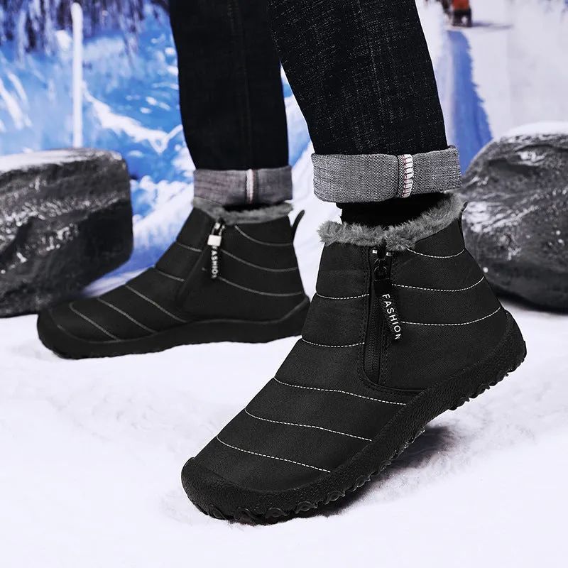 Men's Outdoor Waterproof Non-slip Warm Snow Boots Latest Adidas Running Shoes