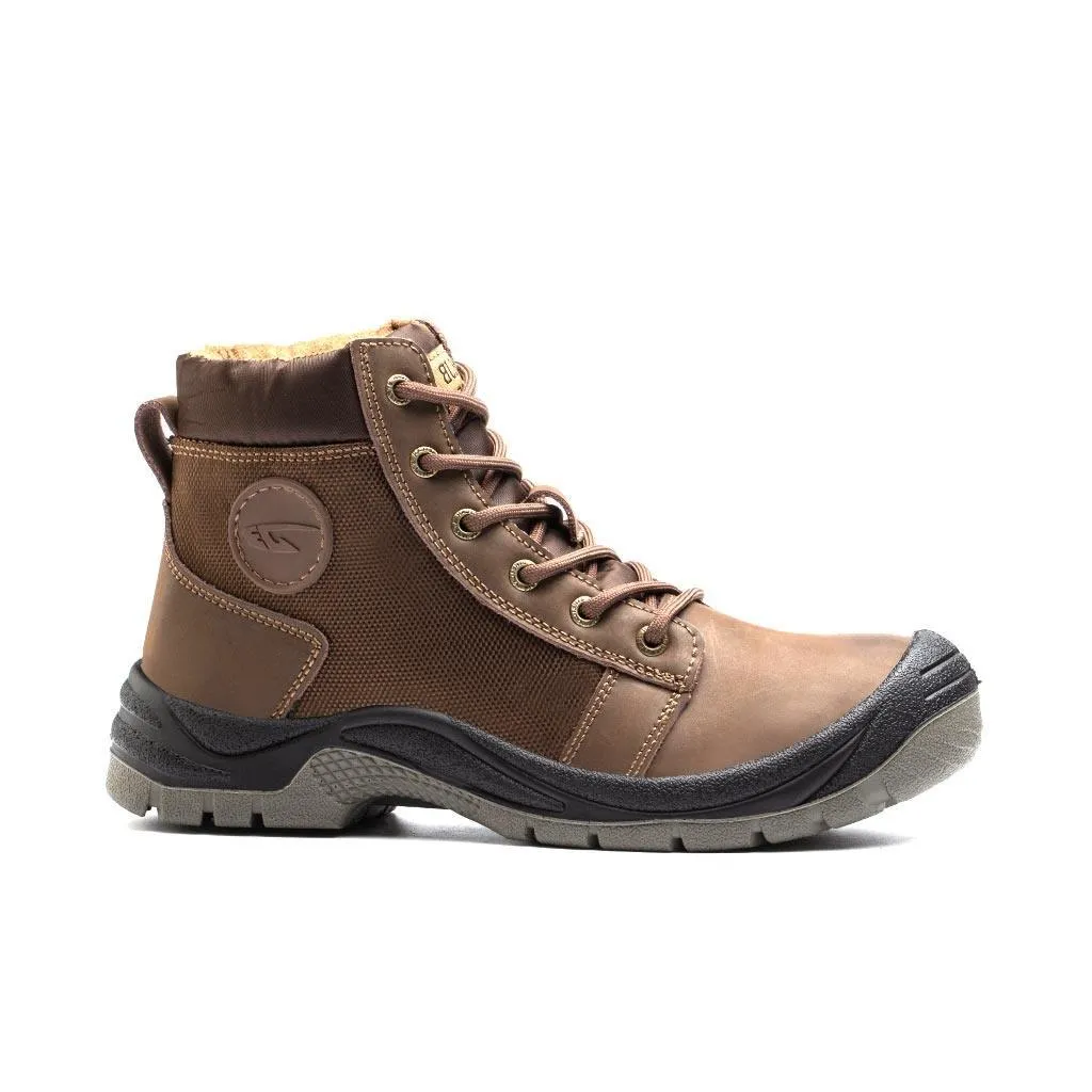 Men's Steel Toe Cow Leather Boots - Waterproof | B059 Extreme Cold Weather Work Boots