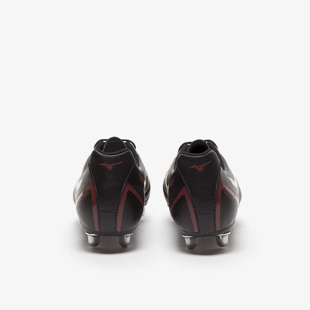 Torsion System Adidas Shoes Mizuno Monarcida Neo RG SI Rugby Boots - Black/Maroon