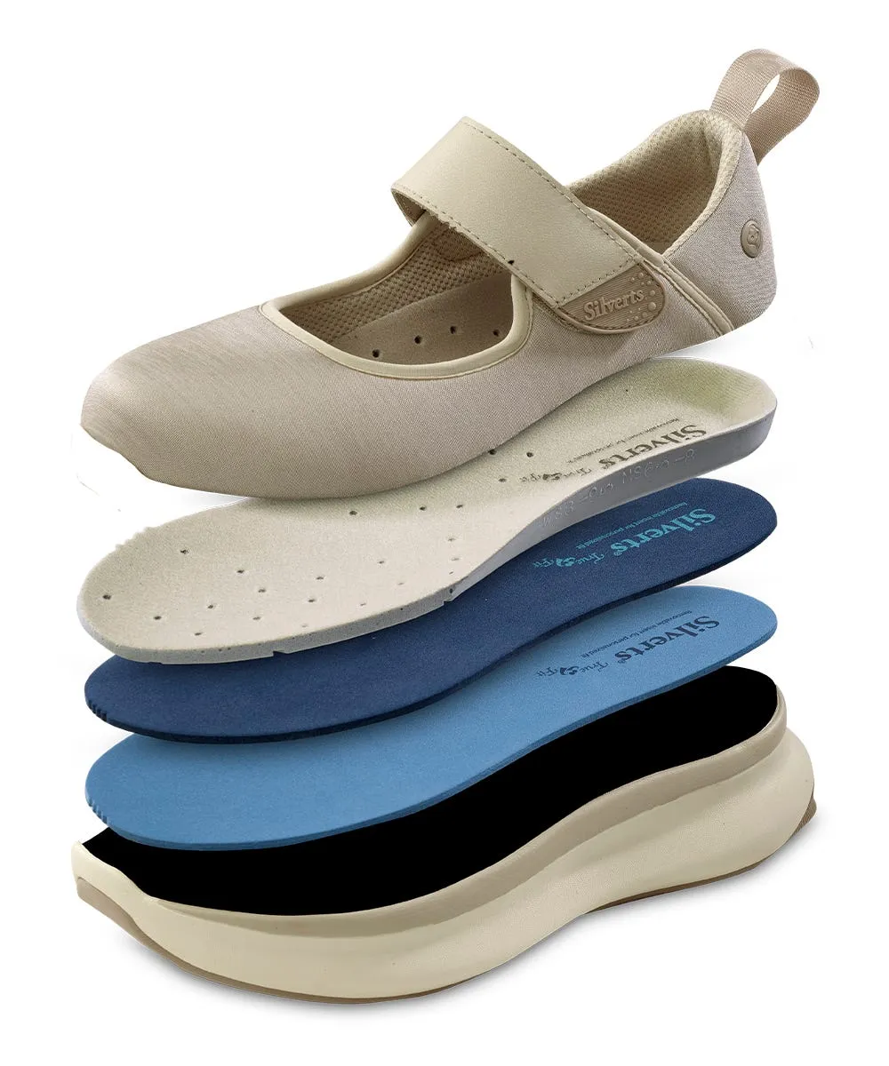 Slippers Boot Women's Extra Wide Mary Jane Walking Shoes with Easy Touch