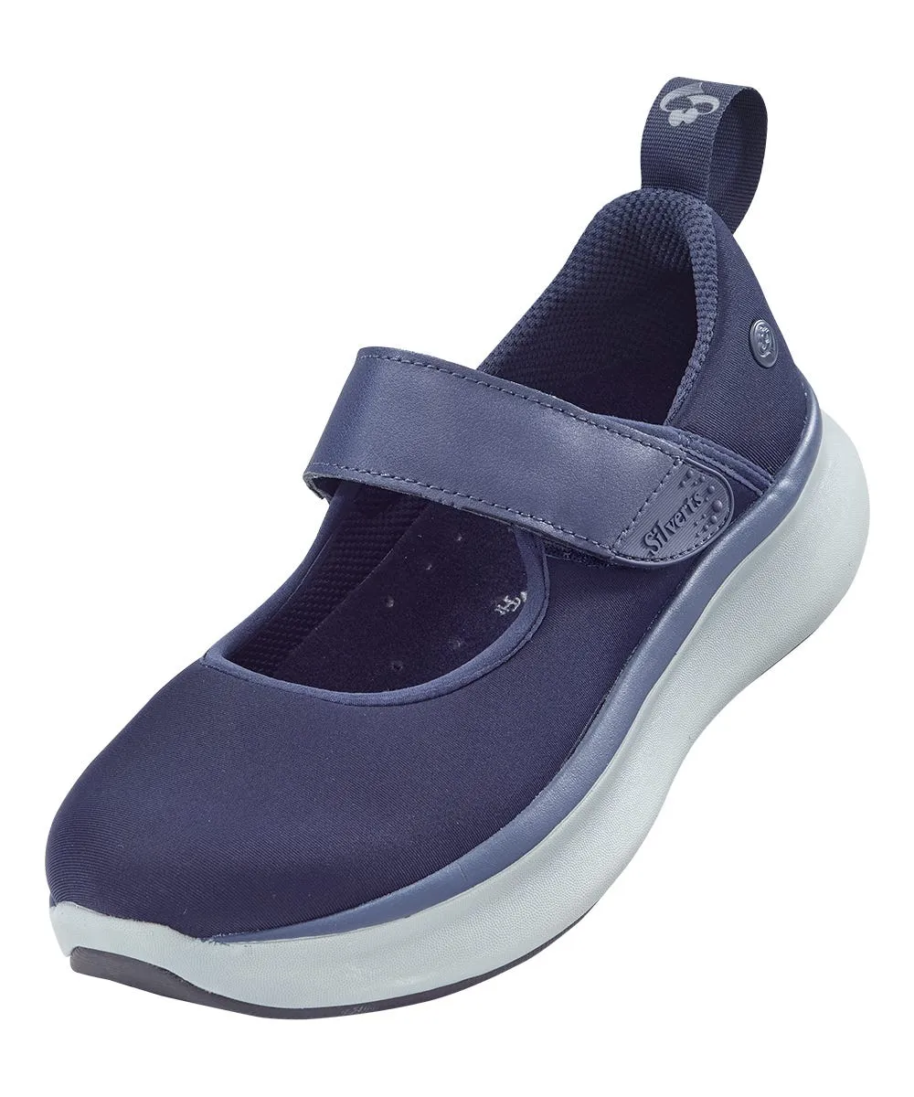 Women's Extra Wide Mary Jane Walking Shoes with Easy Touch