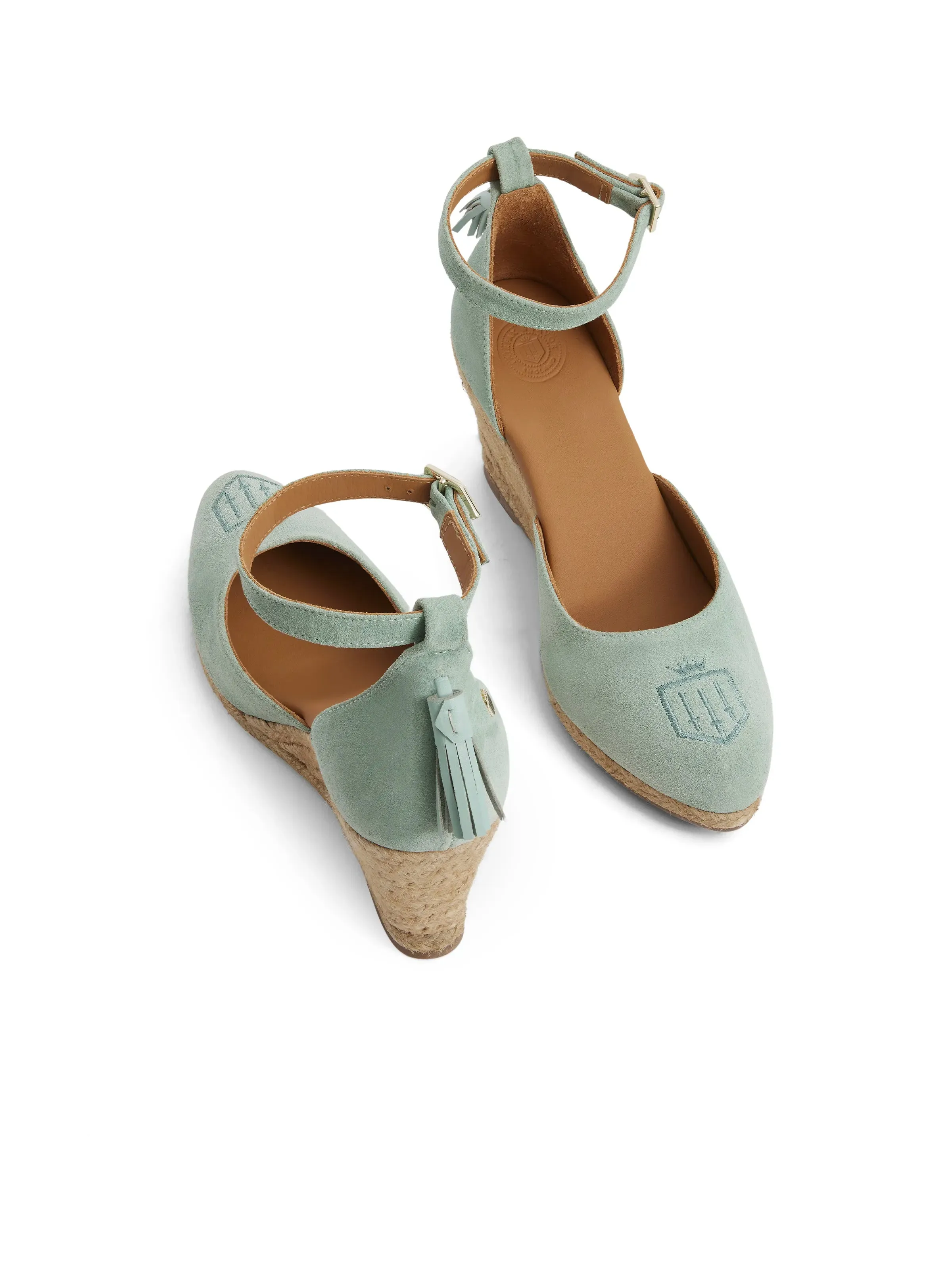 Monaco Wedge - Mint Penny Loafers 1